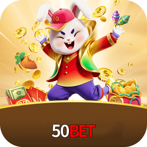 Imagem promocional da 50Bet mostrando a plataforma e suas vantagens
